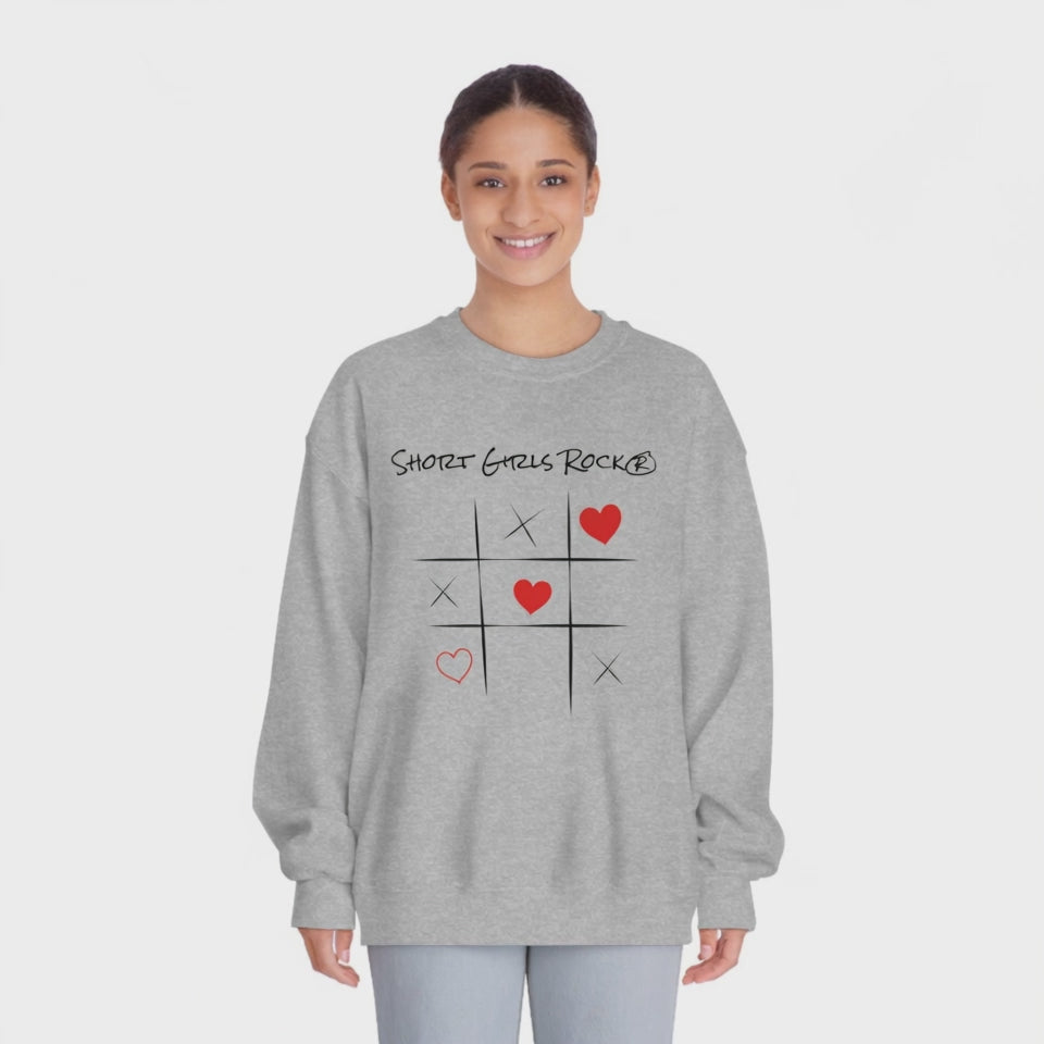 Video for Classic Crewneck Sweatshirt. Tic Tac Toe.